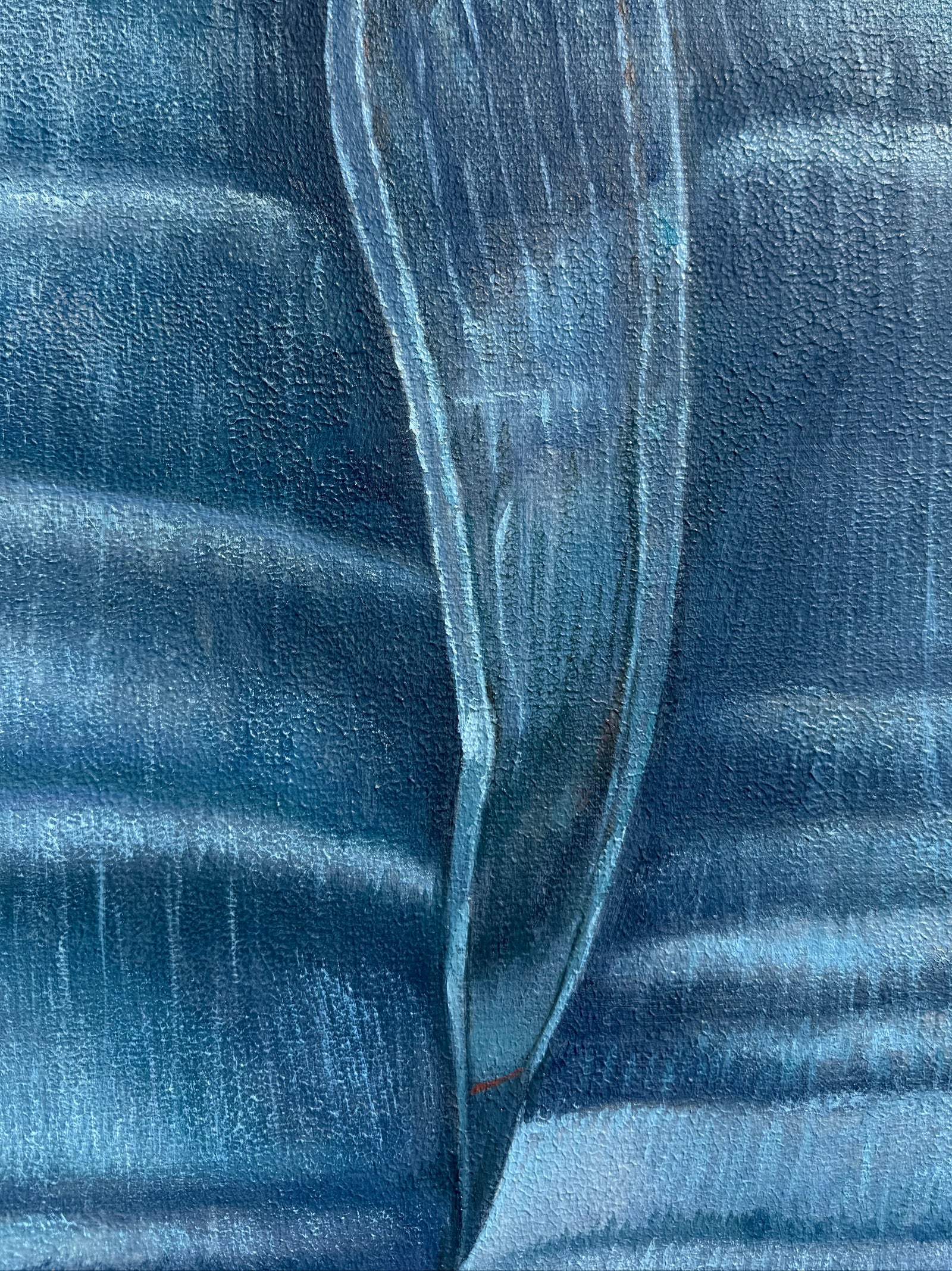 SELVEDGE (GM-007-26) by GODS MGMT — original oil on canvas painting, second view